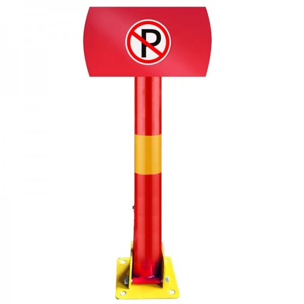 Manual Parking Lock Post 750mm Manual Parking Lock Post 750mm Carbon Steel UAE