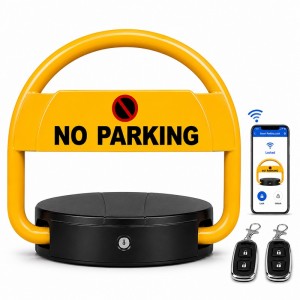 Smart App Parking Lock with Remote Control | Rechargeable Parking Lock UAE